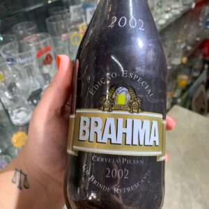 Garrafa de cerveja Brahma edição especial 2002