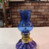 Mini Lampião de Vidro Azul a Querosene - Imagem 3