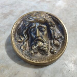 Antiga Imagem de Cristo em Bronze