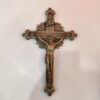 Antigo Crucifixo em Bronze - Imagem 2
