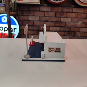 Miniatura Posto Texaco em Madeira