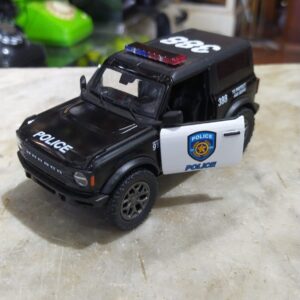 Miniatura Ford bronco polícia americana 2022