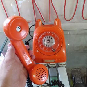 Telefone tartaruga laranja