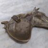 Antigo cinzeiro de Bronze cavalo - Imagem 4
