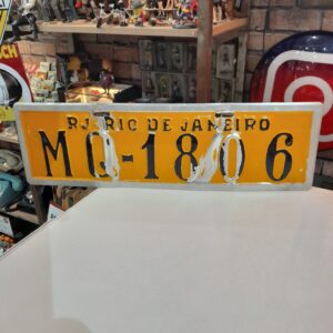 Placa Amarela Rio de Janeiro