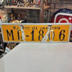 Placa Amarela Rio de Janeiro