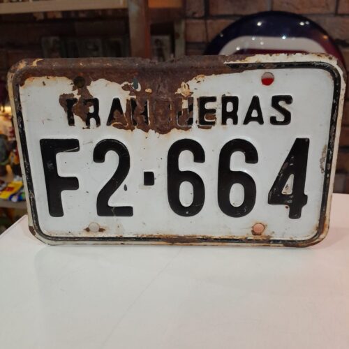 Placa Uruguaia de Moto Tranqueras - Image 2