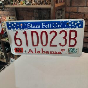 Placa Americana Alabama
