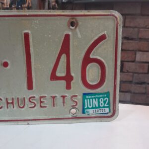 Placa Americana Massachusetts