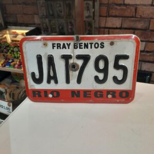 Placa Uruguaia Fray Bentos (RIO NEGRO)