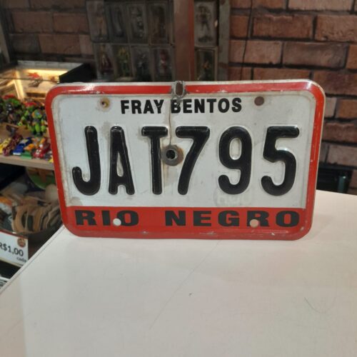 Placa Uruguaia Fray Bentos (RIO NEGRO)