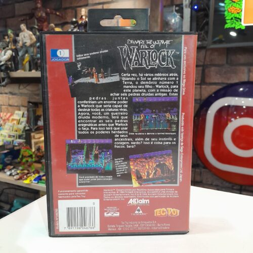 Cartucho Mega drive Warlock (Na caixa original) - Imagem 3