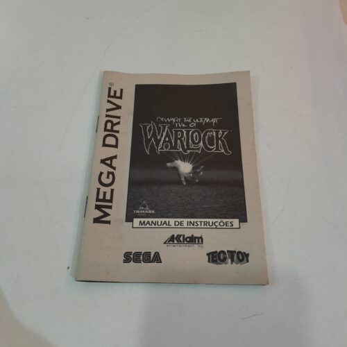 Cartucho Mega drive Warlock (Na caixa original) - Imagem 6