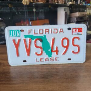 Antiga Placa Original Florida