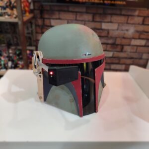 Capacete Eletrônico Star Wars Boba Fett  Premium Hasbro.