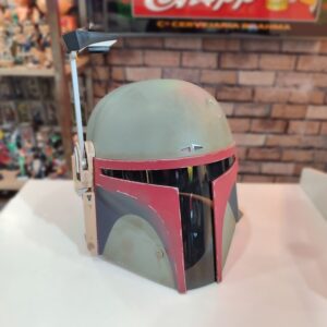 Capacete Eletrônico Star Wars Boba Fett  Premium Hasbro.