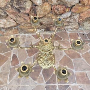 Antigo Candelabro de Bronze 8kg