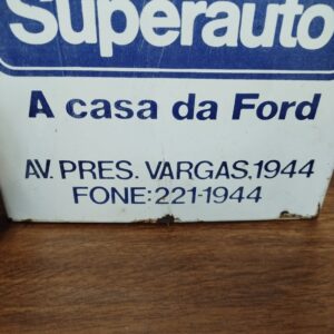 Placa Esmaltada original Ford
