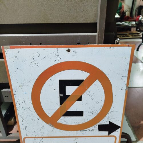 Placa Proibido estacionar Motos - Imagem 3