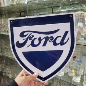 Placa de Metal em Relevo Ford