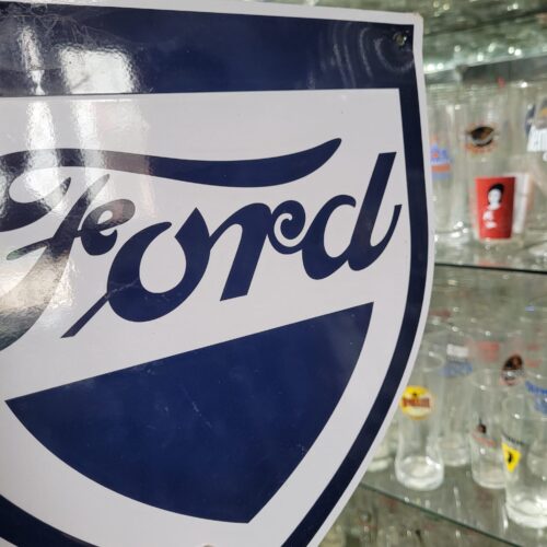 Placa de Metal em Relevo Ford - Imagem 3