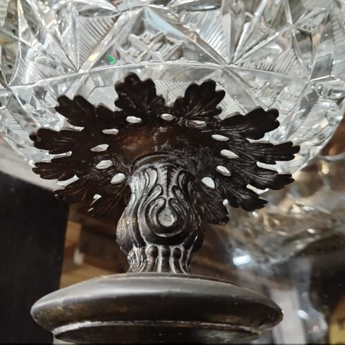Espetacular Cinzeiro Pedestal de Bronze - Imagem 4
