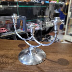 Antigo Candelabro Prateado