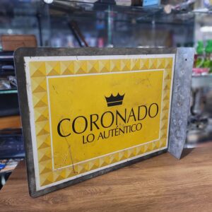 Placa dupla face Cigarros Coronado