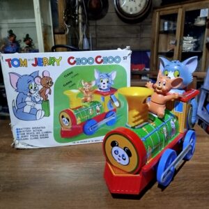 Trem de lata japonês Tom e Jerry Choo Choo