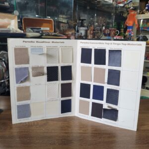 Antigo Catalogo Porsche de Mostruário