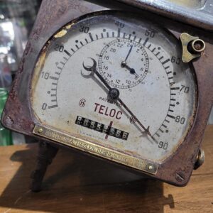 Raríssimo Velocímetro de locomotiva a vapor