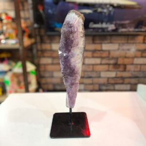 Drusa Ametista com suporte em metal