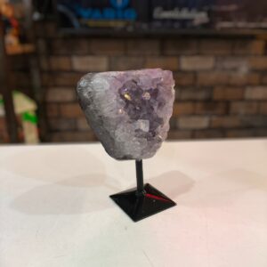 Drusa de Ametista com suporte de metal