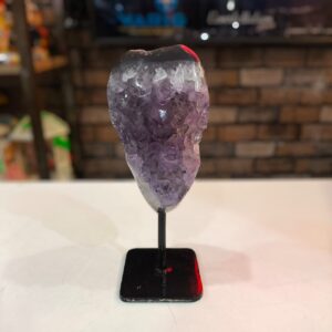 Drusa de Ametista com suporte de metal