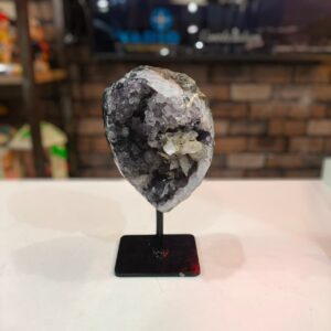 Drusa de Ametista com suporte de metal