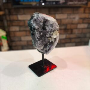 Drusa de Ametista com suporte de metal