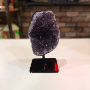 Drusa de Ametista com suporte de metal