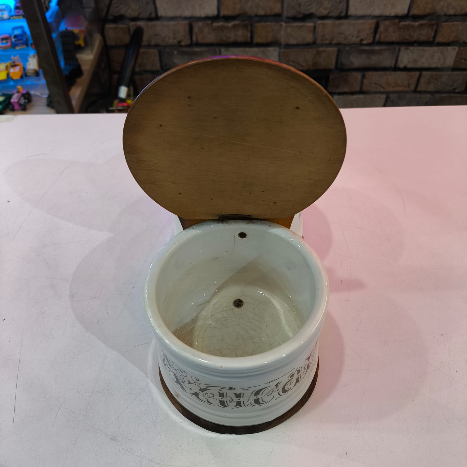 Recipiente para Erva Mate e Açúcar peça em porcelana - Imagem 5