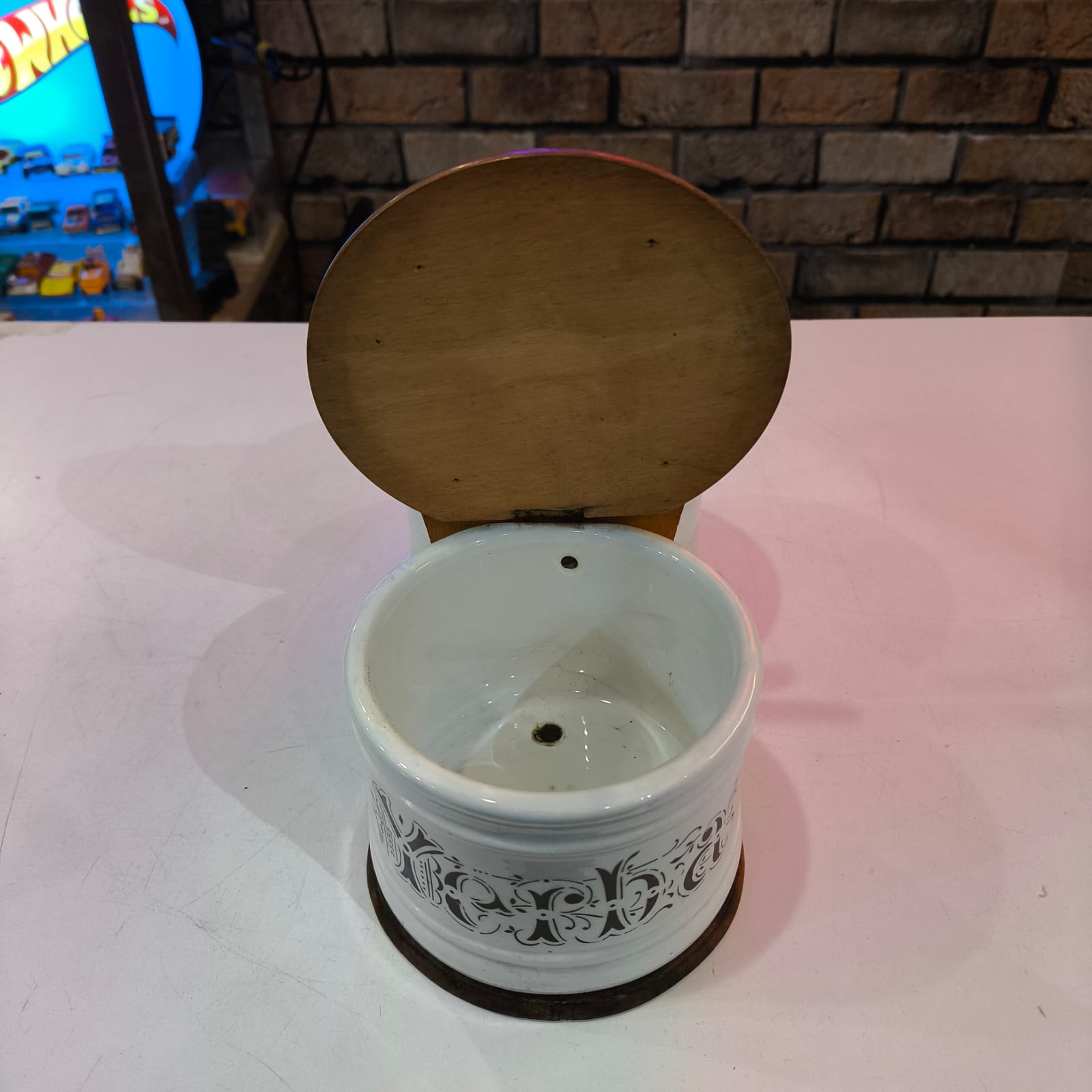 Recipiente para Erva Mate e Açúcar peça em porcelana - Imagem 3