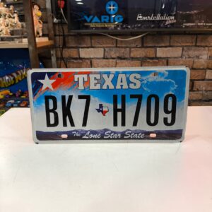 Placa de Carro Americana Texas