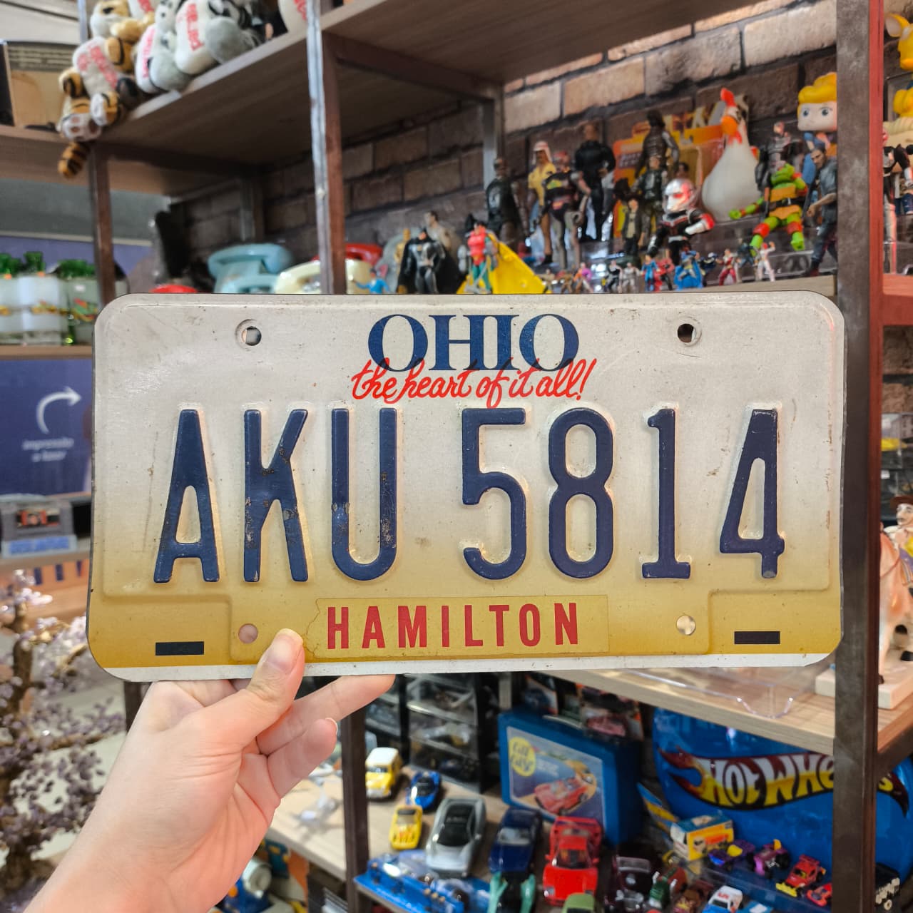 Placa Americana Ohio Hamilton em Alto Relevo - Imagem 5
