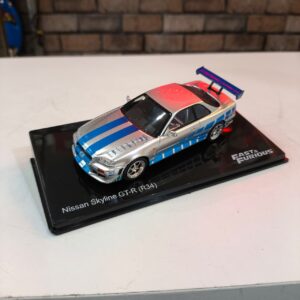 Miniatura Nissan Skyline GT-R (R34) Velozes e Furiosos