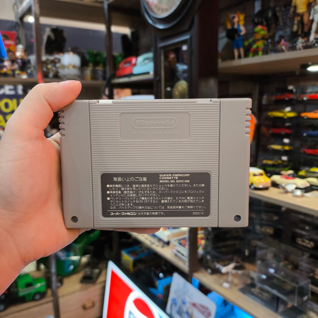 Fita Nintendo Super Famicom Super Mario Kart com caixa e manuais - Imagem 5