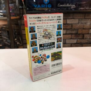 Fita Nintendo Super Famicom Super Mario Kart com caixa e manuais