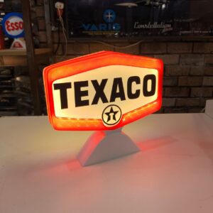 Luminoso de mesa Texaco em impressão 3D