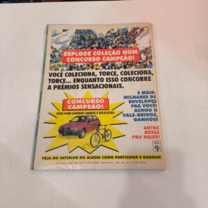 Álbum de figurinhas Campeonato Brasileiro 95 completo