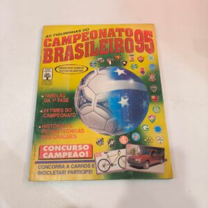 Álbum de figurinhas Campeonato Brasileiro 95 completo