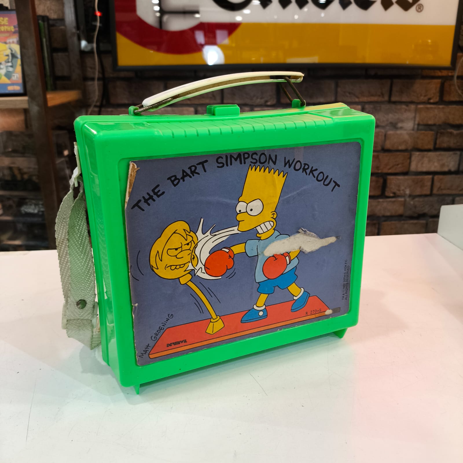 Antiga Lancheira Bart Simpson Workout Dermiwil 1991
