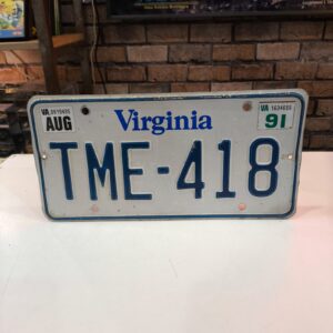 Placa de Carro Virginia
