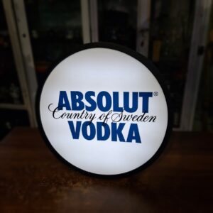 Luminoso Absolut Vodka Redondo